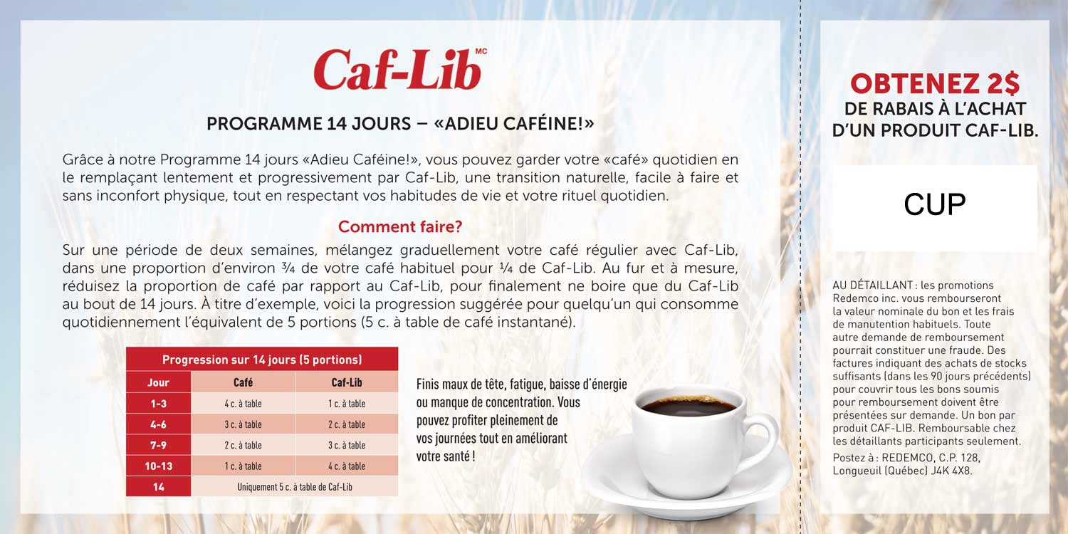 CAF-LIF – DÉFI 14 JOURS