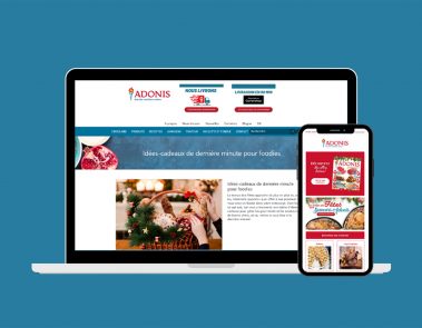MARCHÉ ADONIS - STRATÉGIE DE CONTENUS